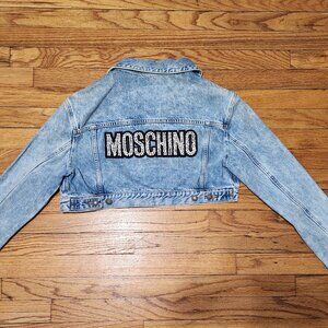 H&M Moschino limited edition Denim Jacket (crop)